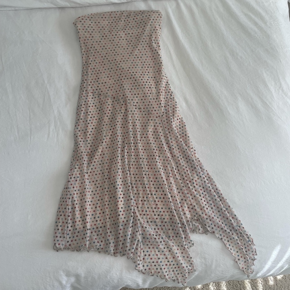 PERFECT 90s STRAPPLESS DRESS!!
